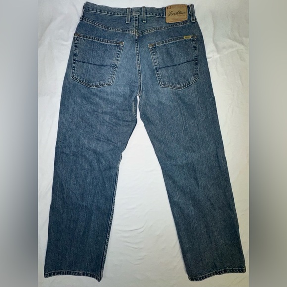 Vintage Levi Strauss Loose Straight 100% Cotton Jeans Size 32x30 Medium Wash - Picture 7 of 9